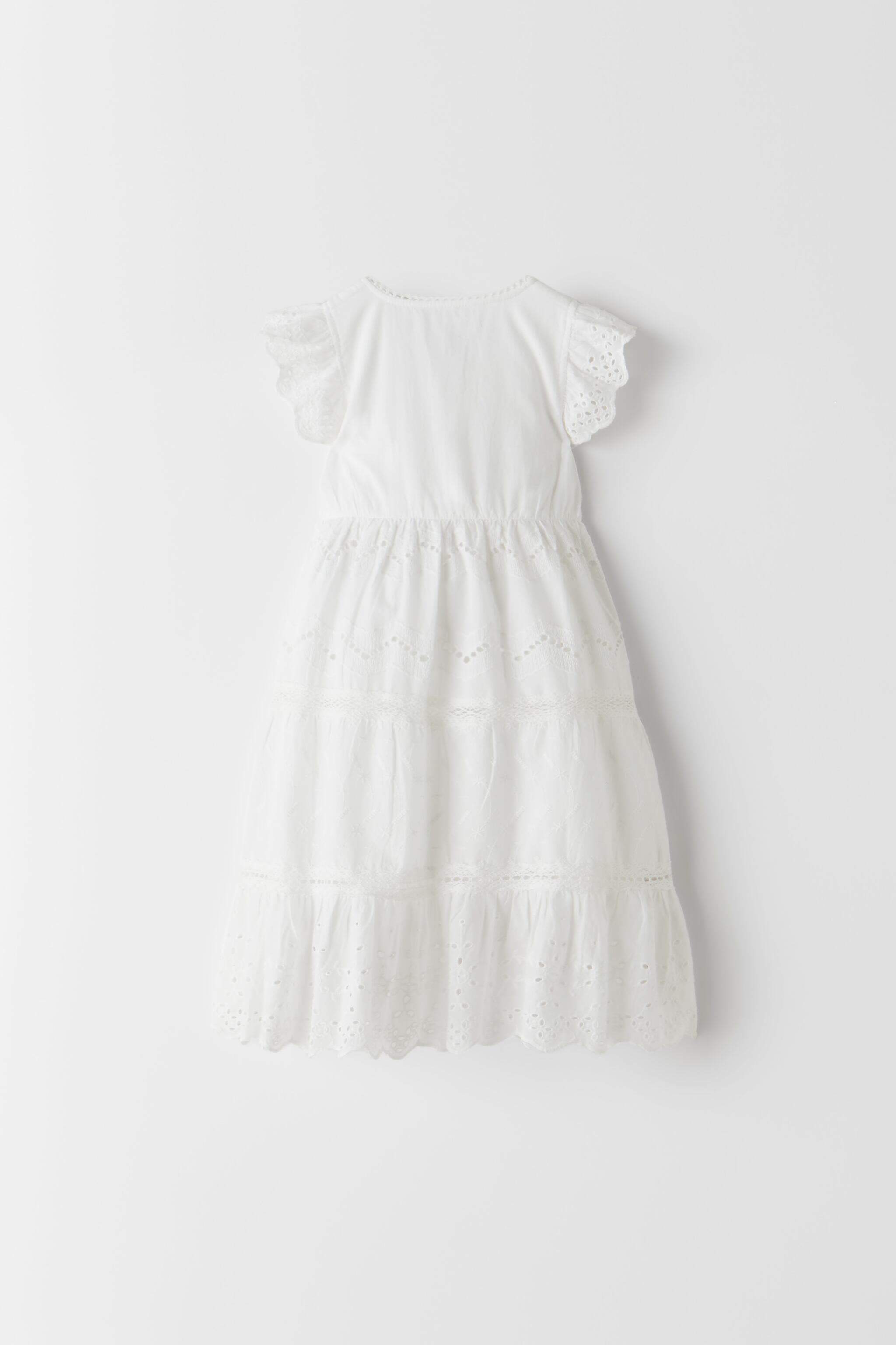sachin and babi light blue dress ZARA Baby Girl Schiffli Embroidered Dress (White) in Udaipur-Rajasthan at ₹  2,124 - ₹ 2,190 by Kukad House Nikhil Trading Company main image 1