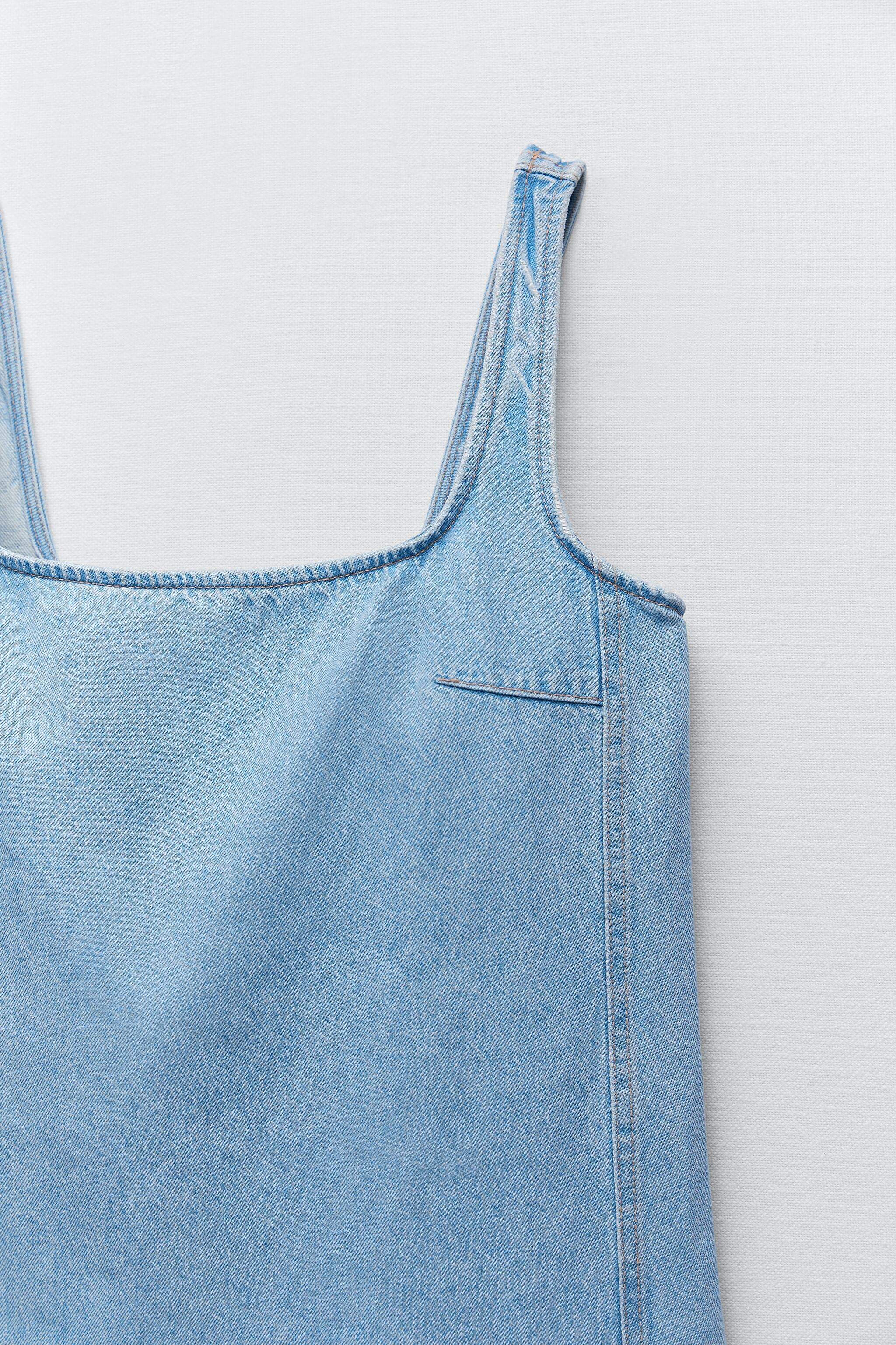 ZARA Womens Denim Dress (Light Blue 1) in Mumbai at  2,461 -  2,590 by  Umar Garments - Justdial