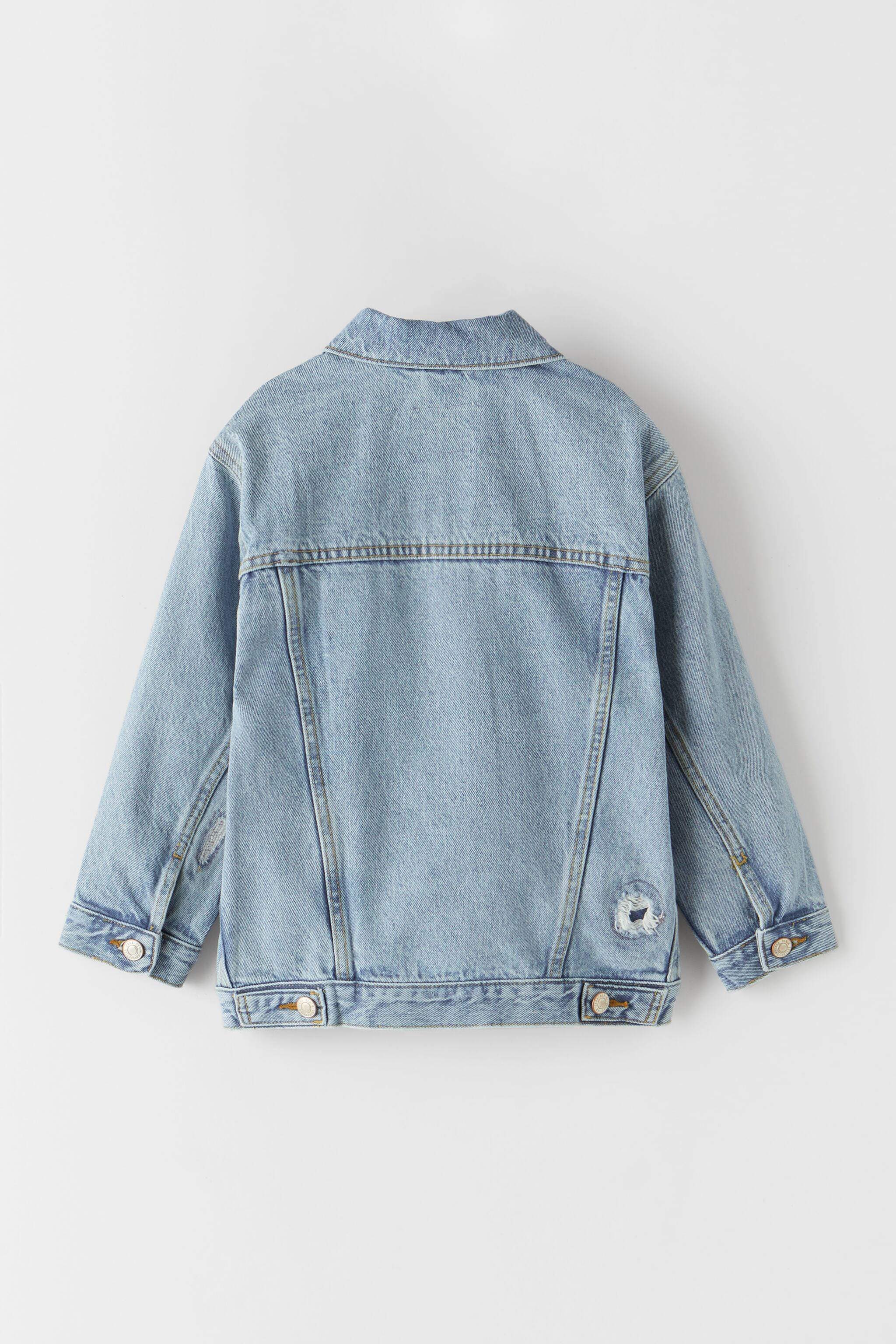 ZARA Kids Girl Oversized Denim Jacket (Blue 3) in Pune at ₹ 2,366