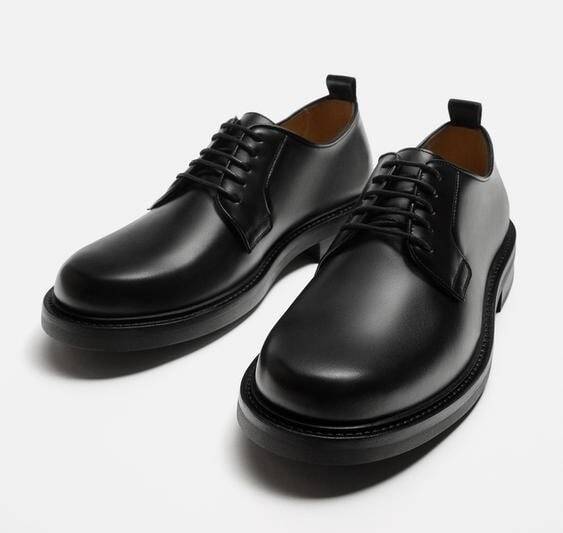Zara Men Leather Shoe Black in Bhopal at ₹ 750 ₹ 10,000 Pr