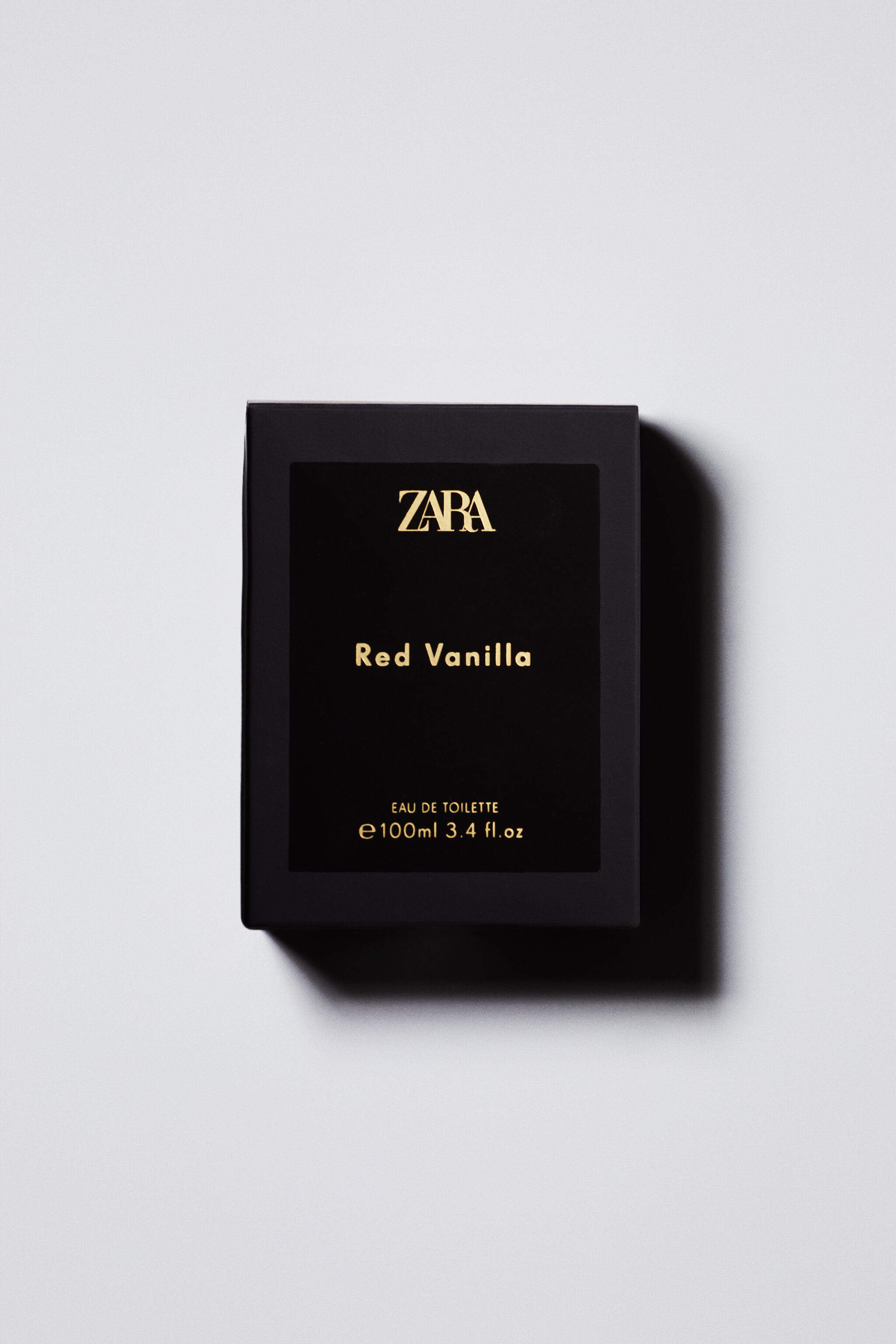 ZARA Womens Red Vanilla Eau De Toilette 100 Ml (Tinted Leather) in - Main Image