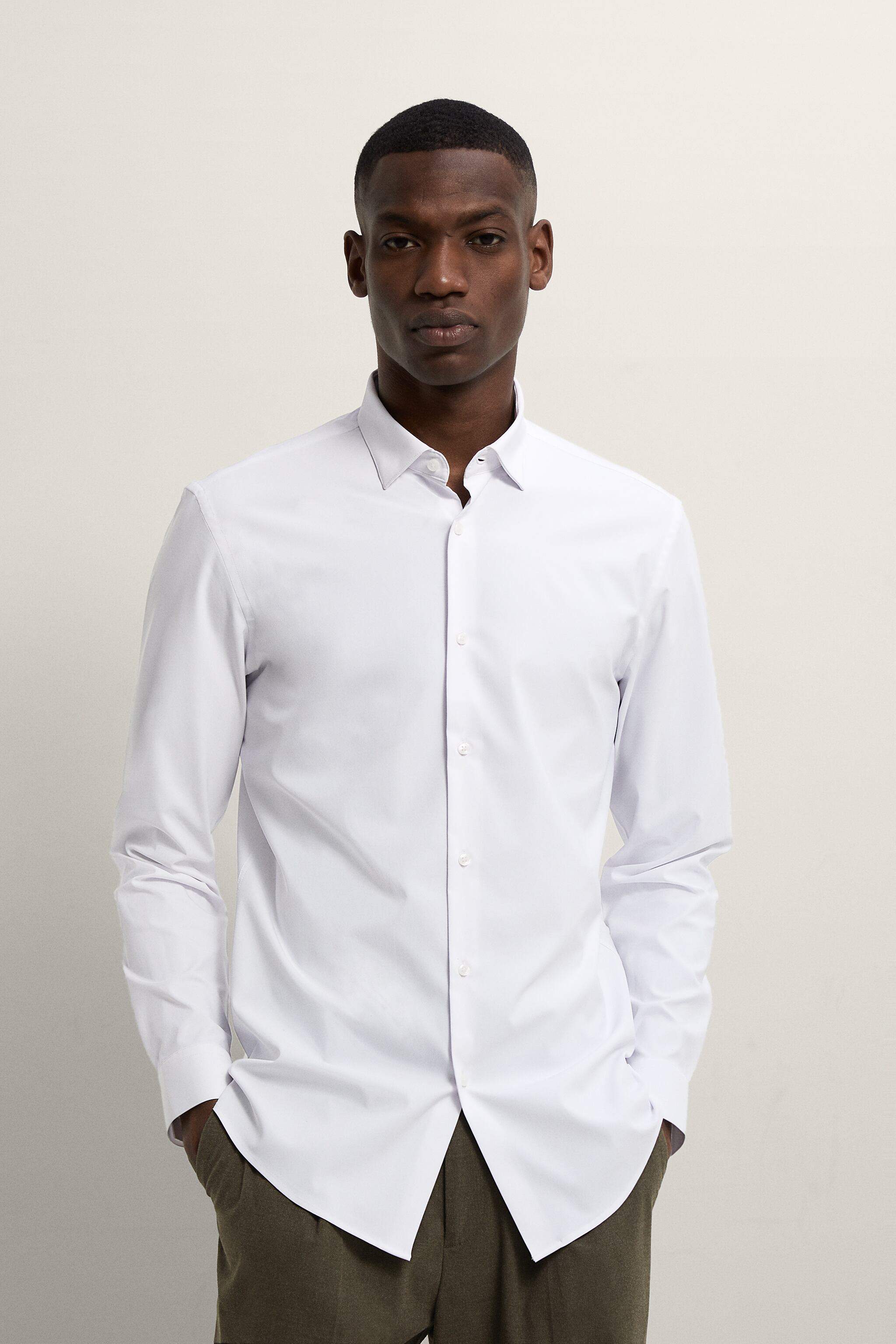 ZARA Mens Basic Shirt (White 1) in Chennai at ₹ 2,706 ₹ 2,790