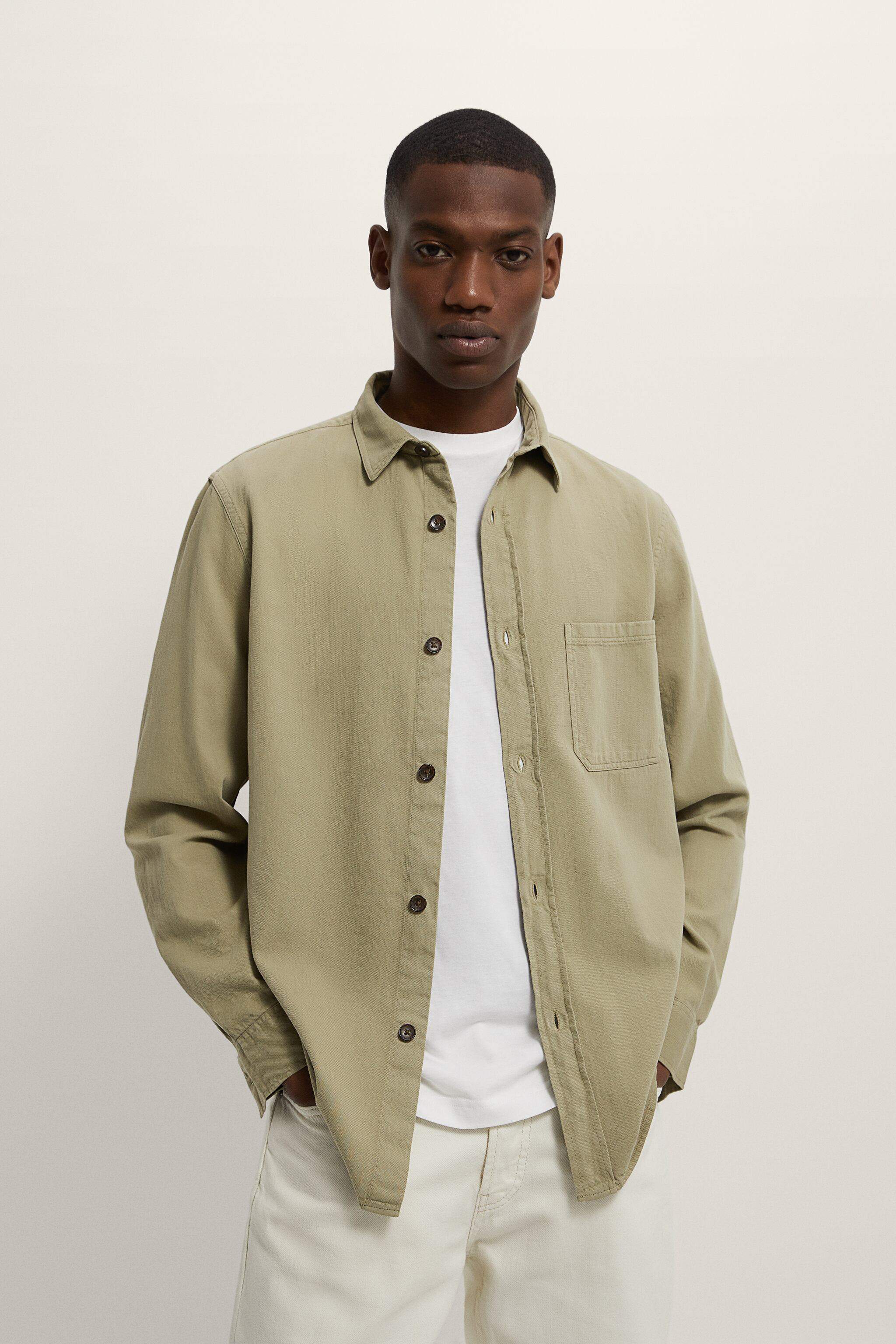 ZARA Mens Shirt With Textured Weave And Pocket (Khaki) in Pune at 2,651 - 2,790 by Kothari Fashions - Justdial ZARA Mens Shirt With Textured Weave And Pocket (Khaki) in Pune at 2,651 - 2,790 by Kothari Fashions - Justdial