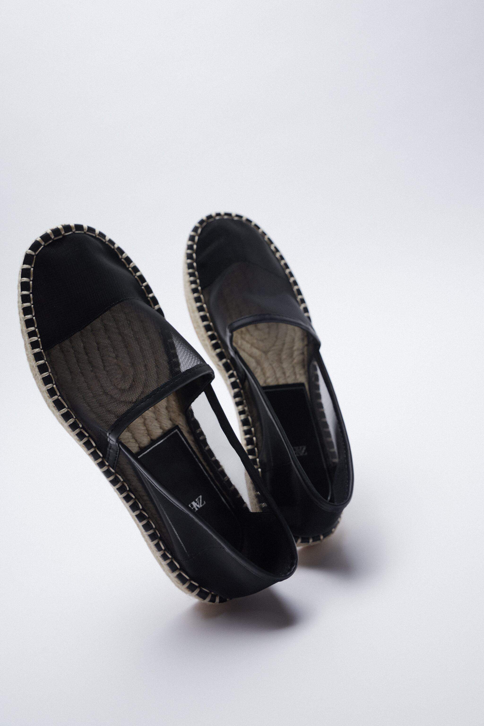 Zara black espadrilles Clearance