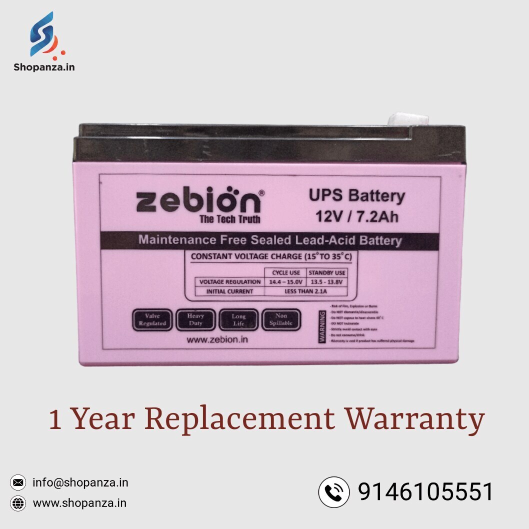 Zebion 12V/ UPS Battery in Akola at best price by Shopanza