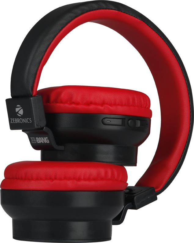 Zebronics Zeb-Bang Headphone (Red) in 