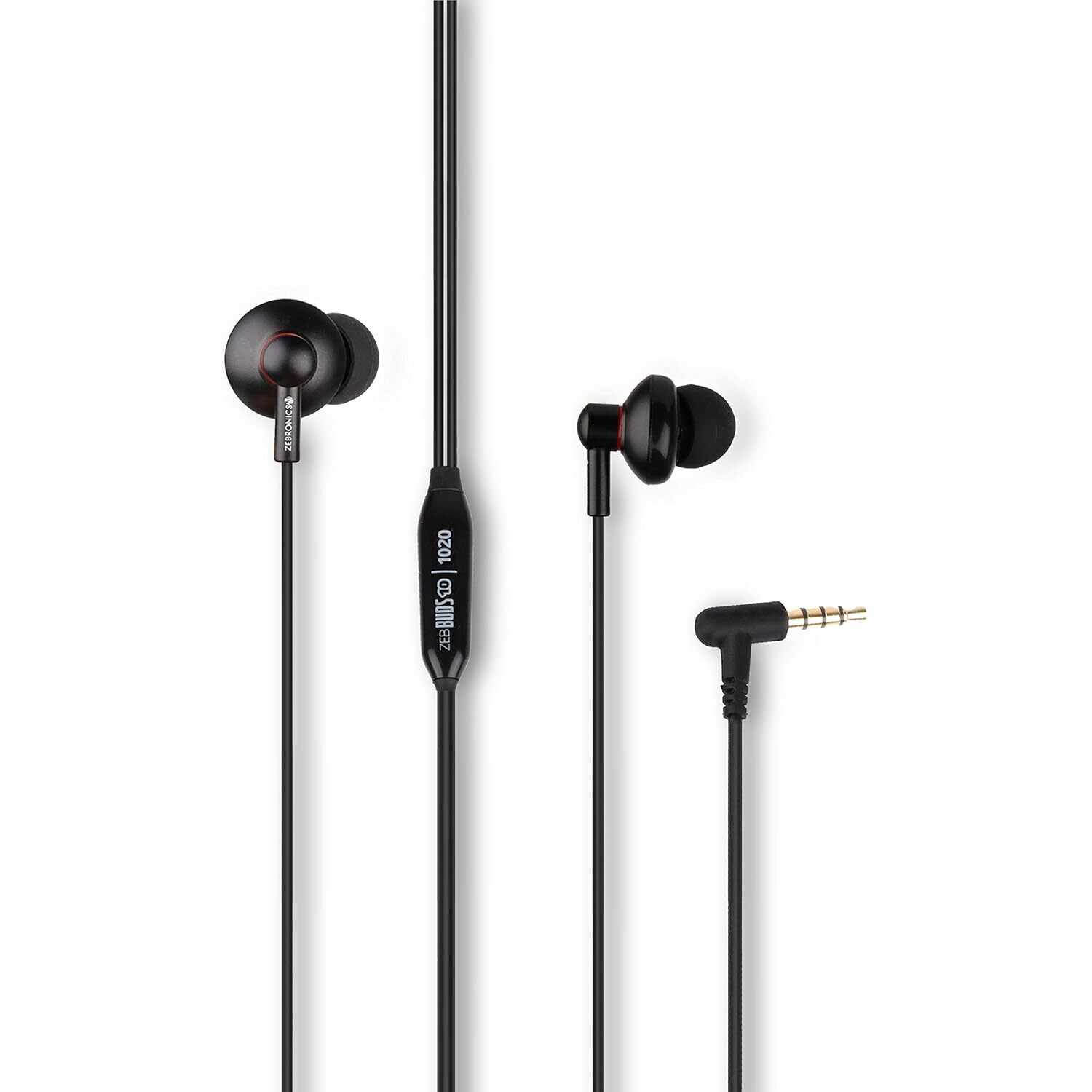 ZEBRONICS Zeb-Buds 10 wired Earphone (Black) in Indore at ₹ 664