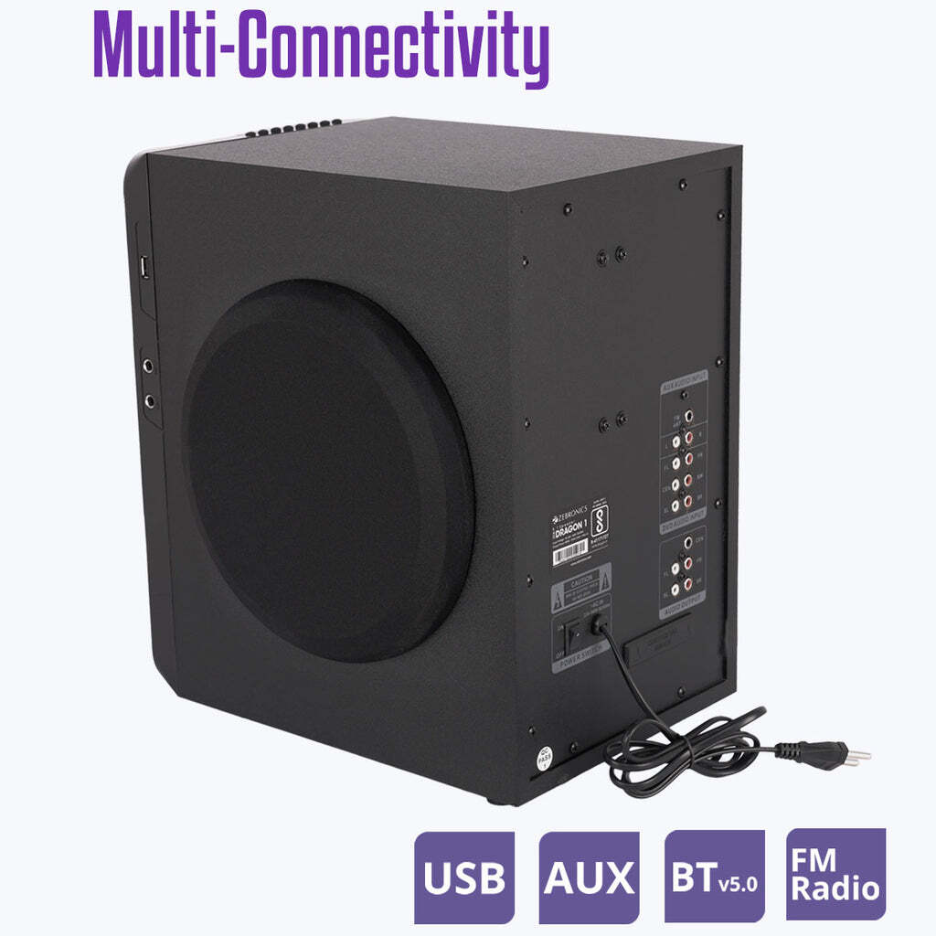 ZEBRONICS Zeb Dragon Speaker (Black) in Lucknow at ₹ 19,399