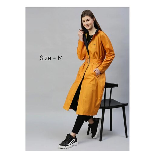 Zeel Rain Wear For Women M Dark Yellow in Ahmedabad at