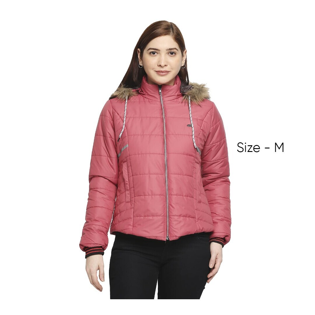 Zeel Winter Jackets For Women M Dark Pink) in Ahmedabad at