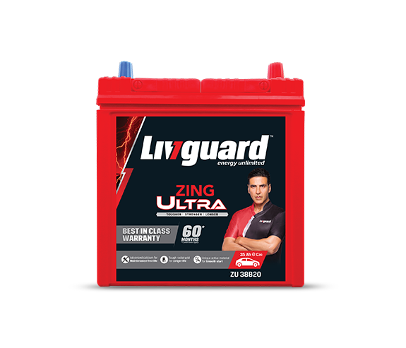 Livguard Zing Ultra SUV Car Battery (ZU 38B20 R) in Bangalore at