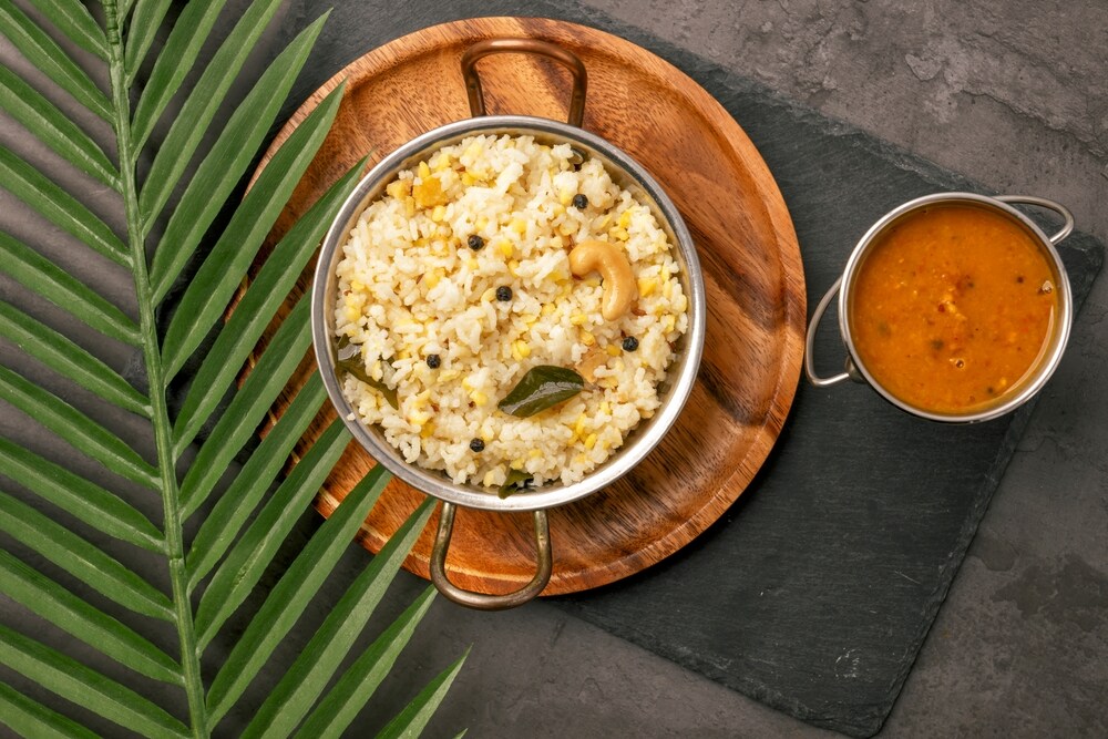 Sambar Rice Recipe - South Indian Sambar Rice (Recipe)