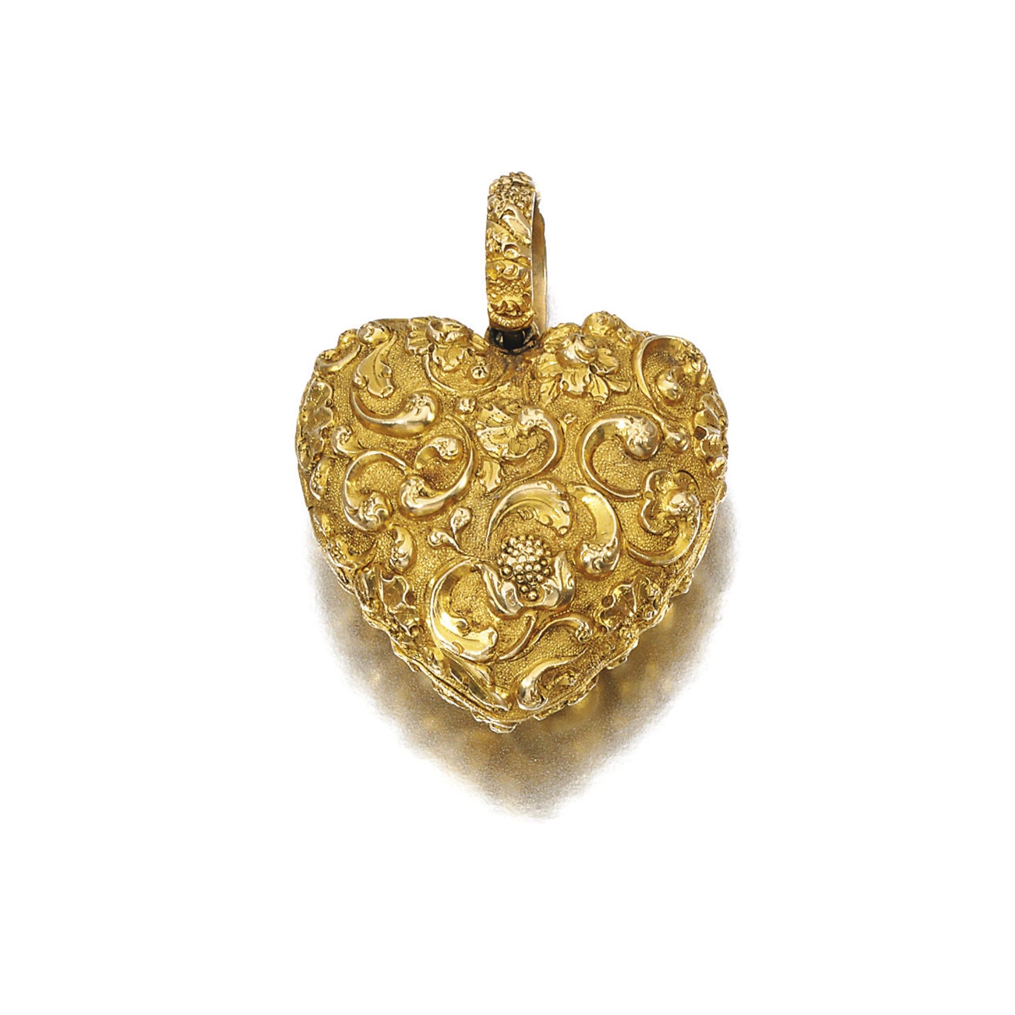 Designer Hart Shape 1 Gram Gold Pendant 
