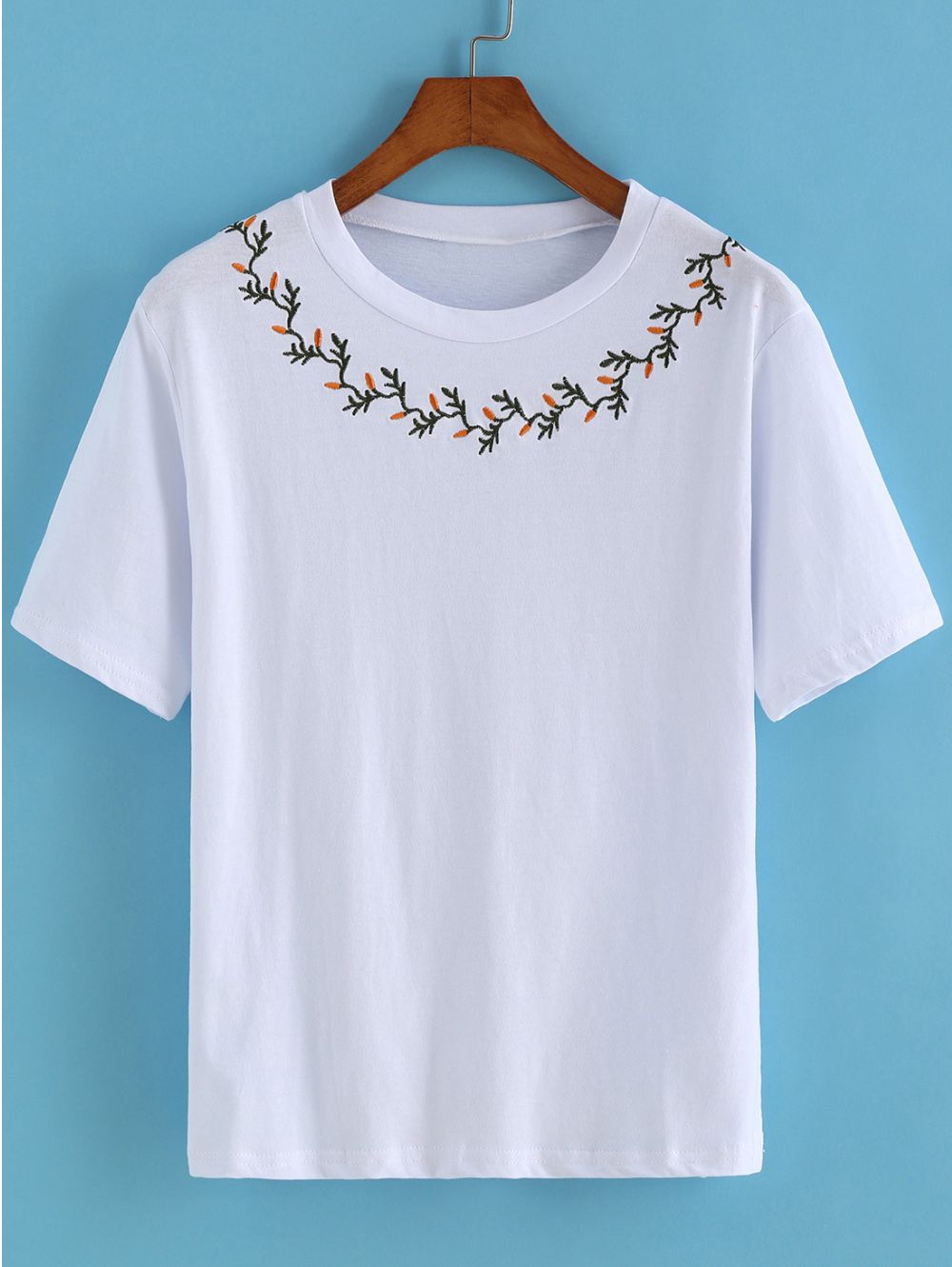 cute embroidered tops