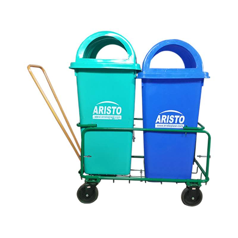Industrial Steel Dust Bin Trolley in Jaipur at best price by Global Star Justdial
