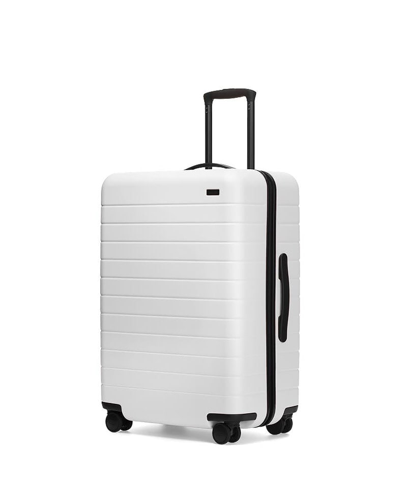 White medium suitcase Clearance