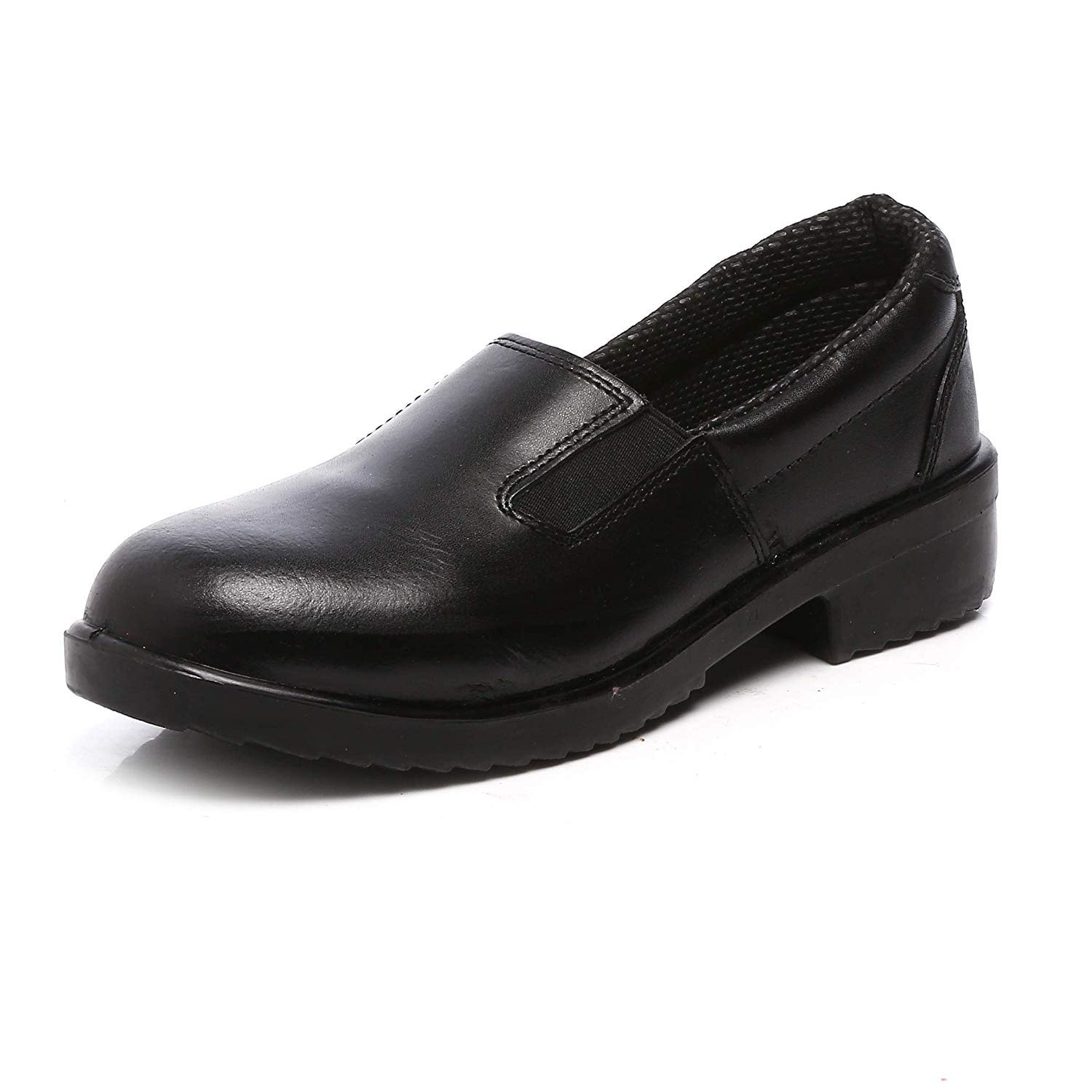 Without Lace Women Safety Shoe (Black 