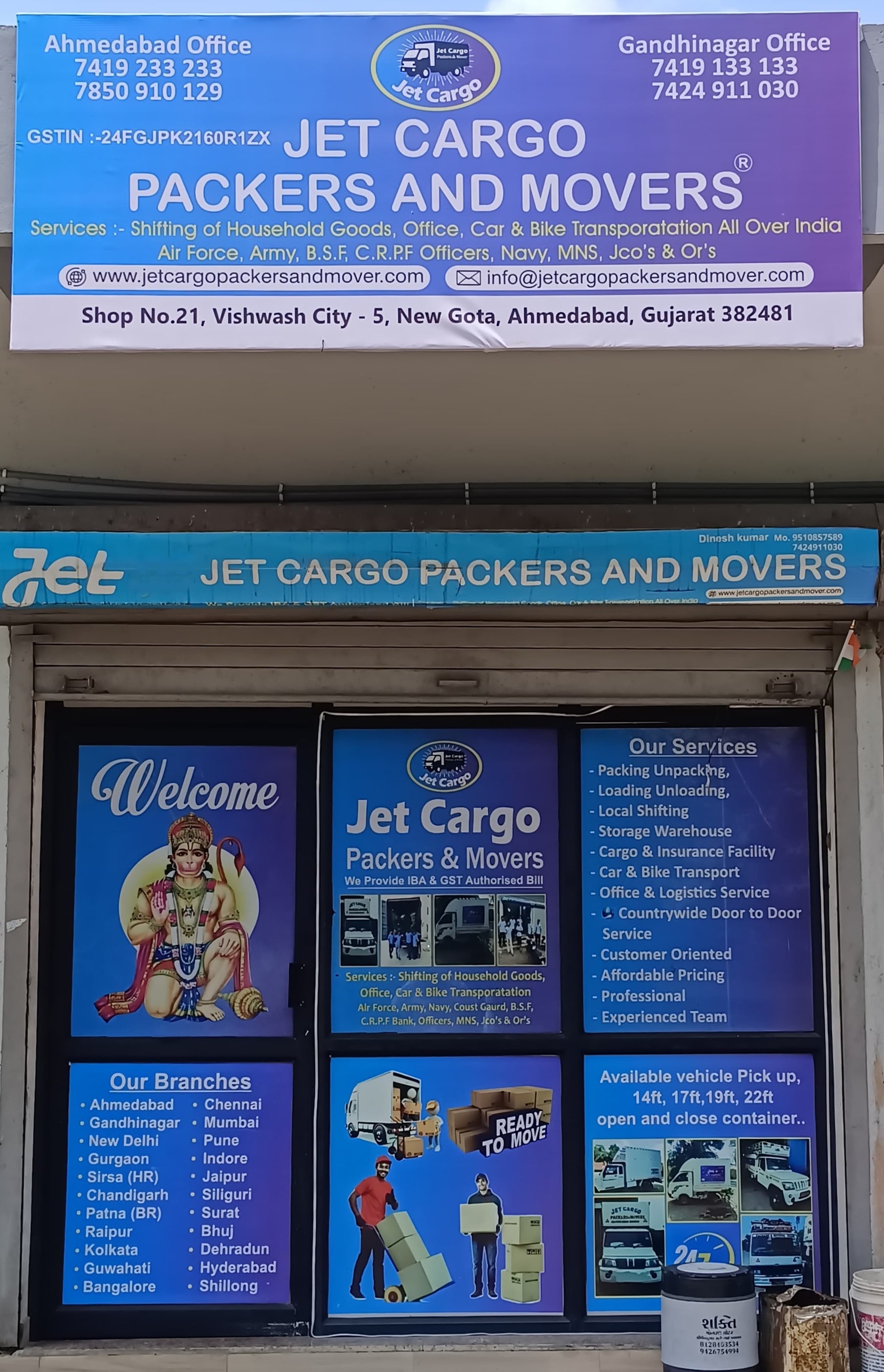 Jet Cargo Packers & Movers in Gota, Ahmedabad - Best Trucks On