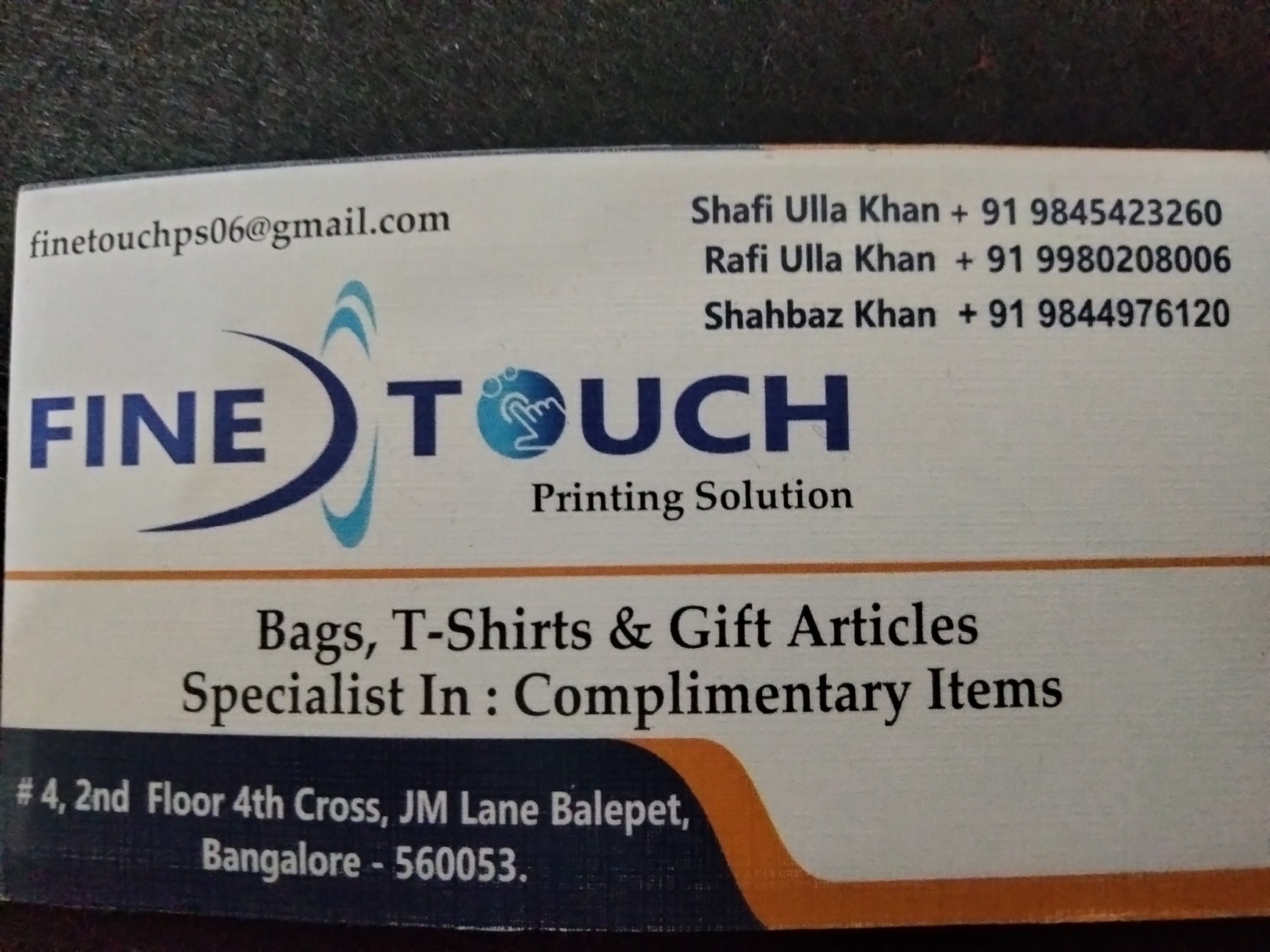 Fine Touch in Laldas Temple Street, Bangalore - Best Printing Services ...