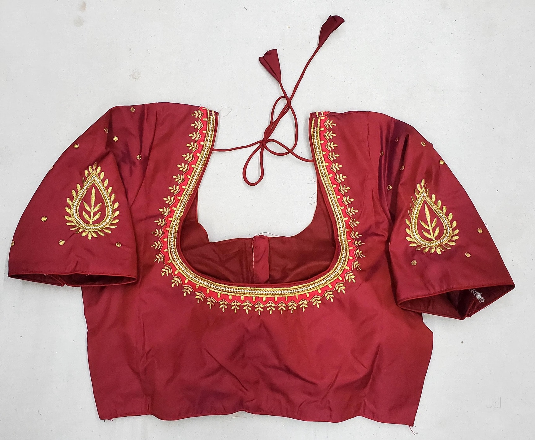 Net Sleeves Stretchable Readymade Saree Blouse Net Sleeves