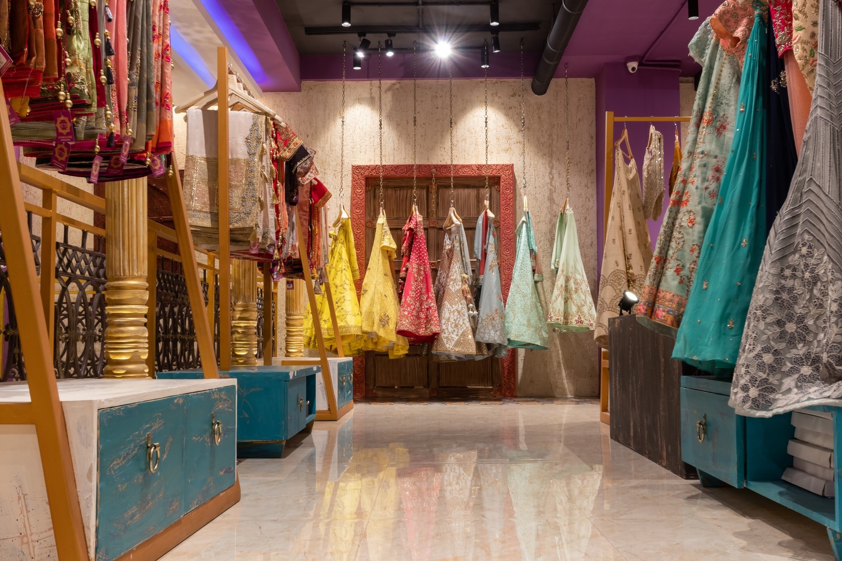 Jp Nagar Bridal Clothing Stores Near Me Purple Wedding Lehenga