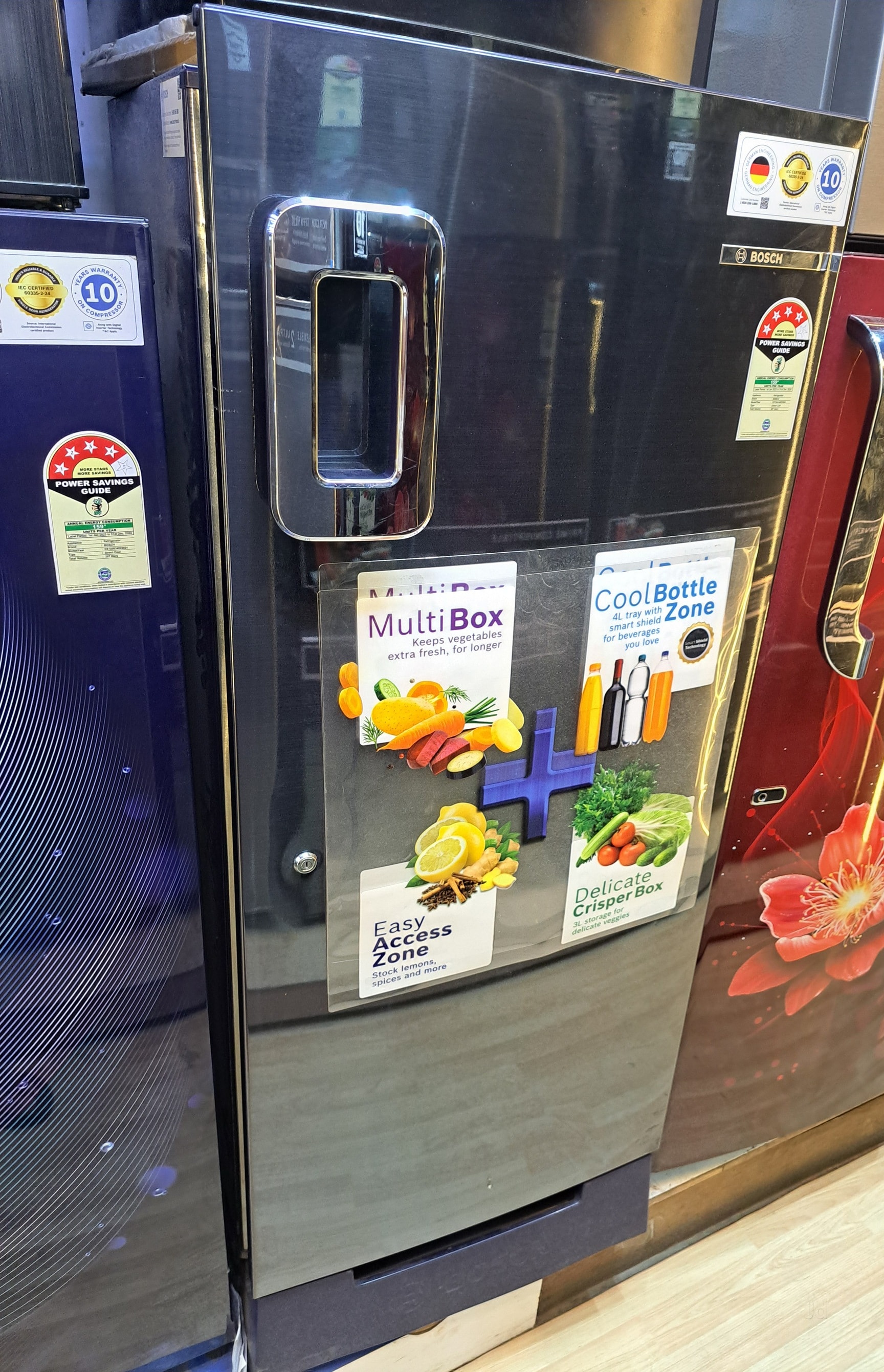 Star 415 Ltr Double Door Black Refrigerators Price Starting From