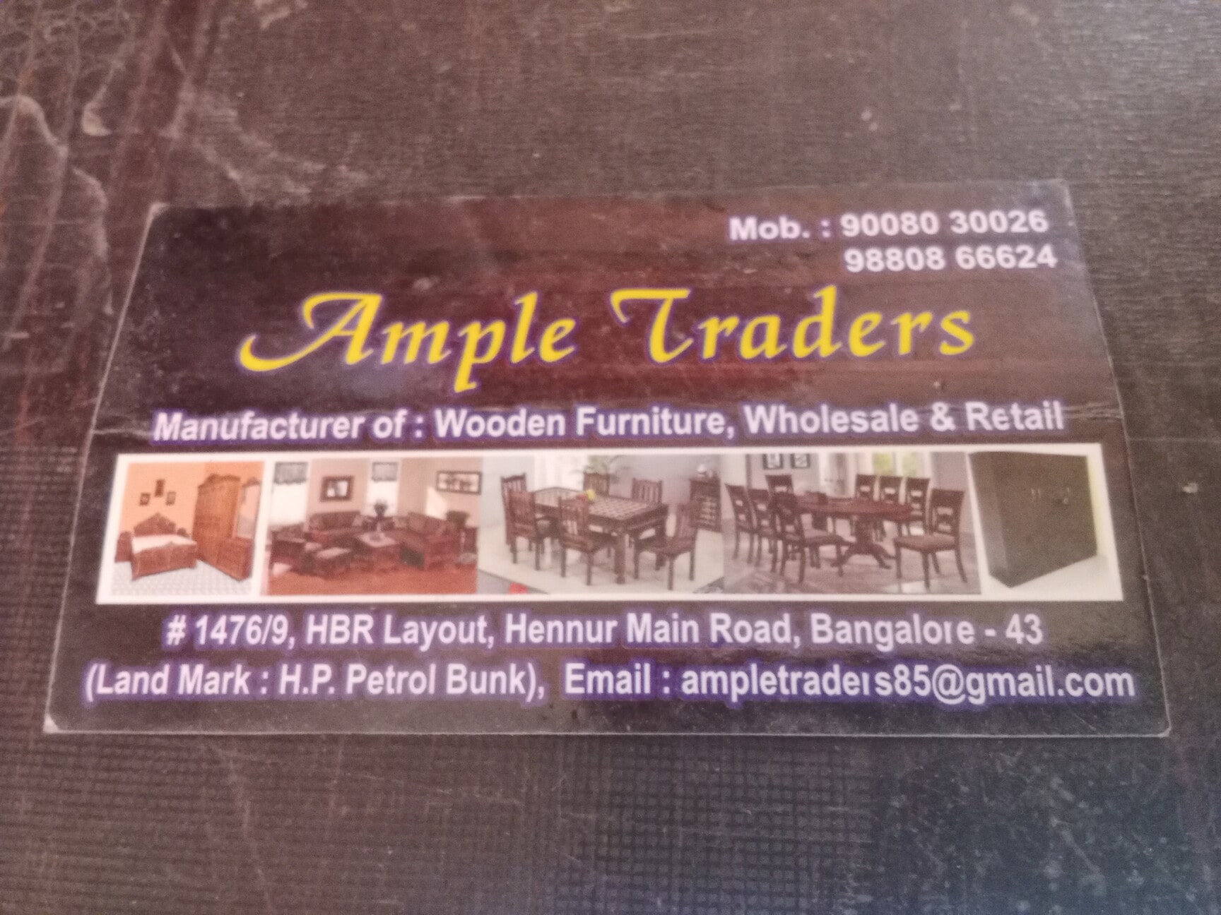Ample Traders in Hennur Main Road, Bangalore - Best Furniture ...
