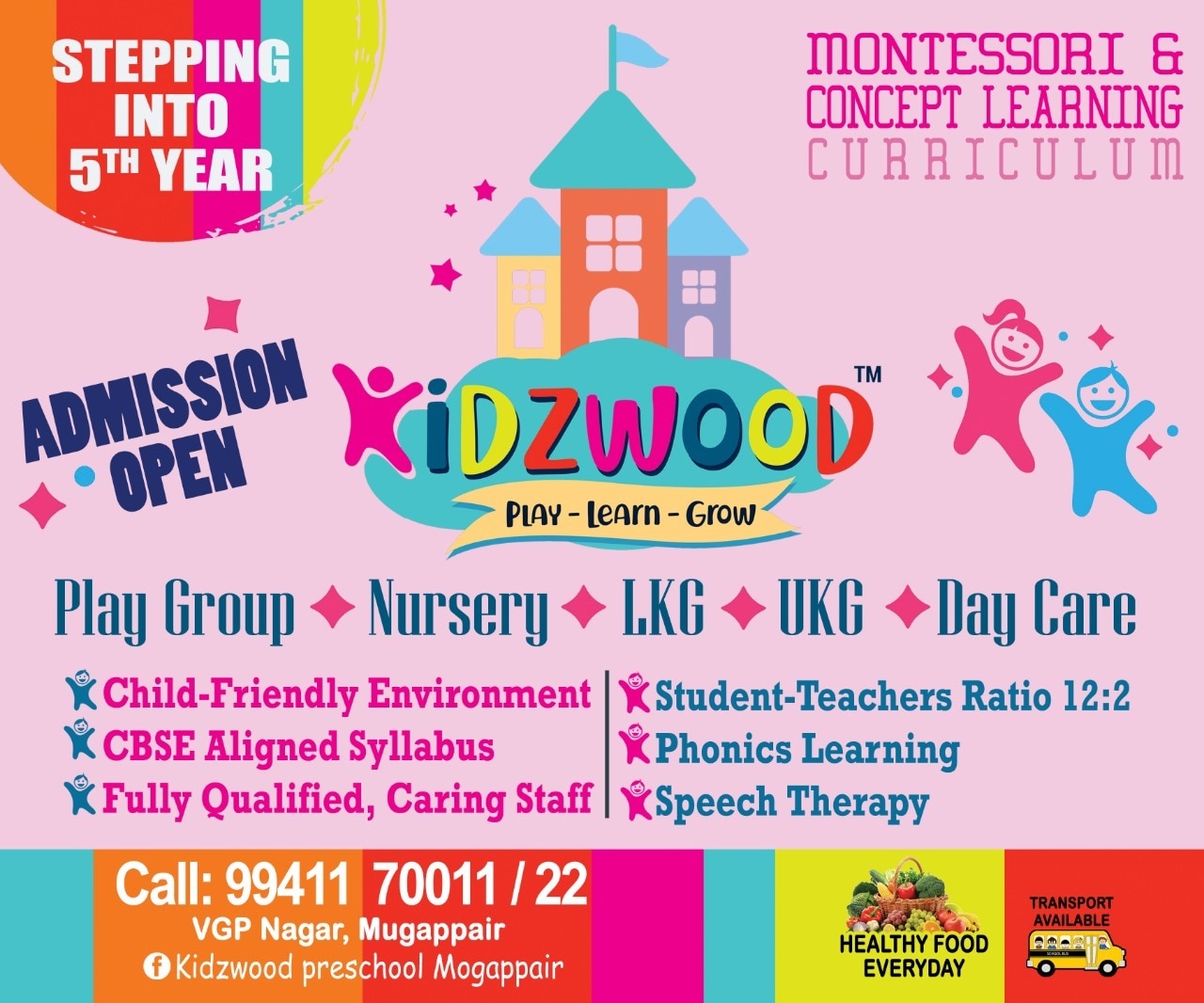 Kidzwood Preschool Thiruverkadu