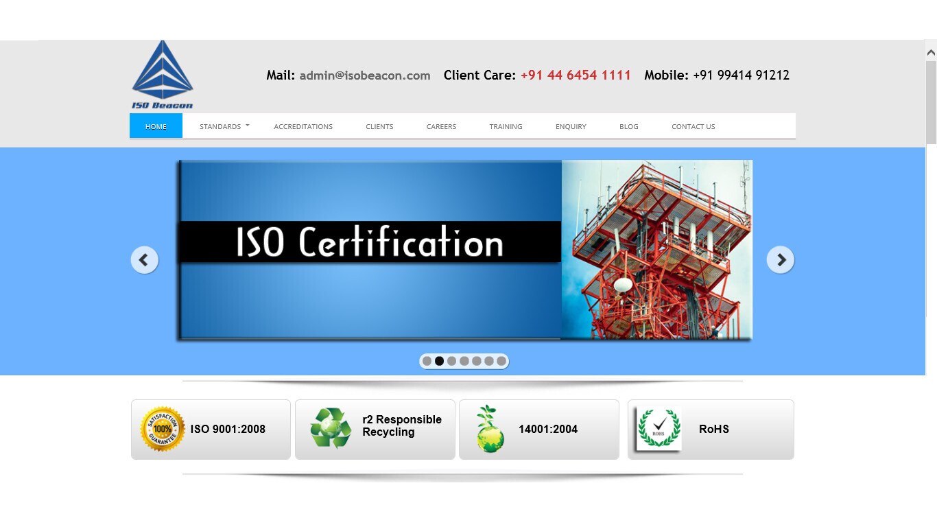 Iso Beacon in Ambattur, Chennai - Best ISO 14001 Quality Certification ...