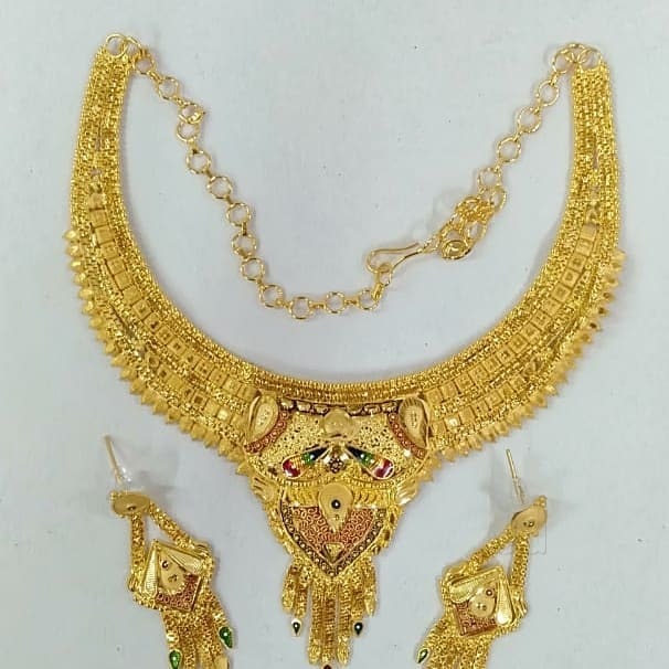 Traditional Gold Kundan Necklace Set Price Starting From Rs 500