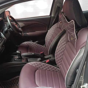 Nettunello Leather Green-Blue Car Seat Cushion Cover Made in EU
