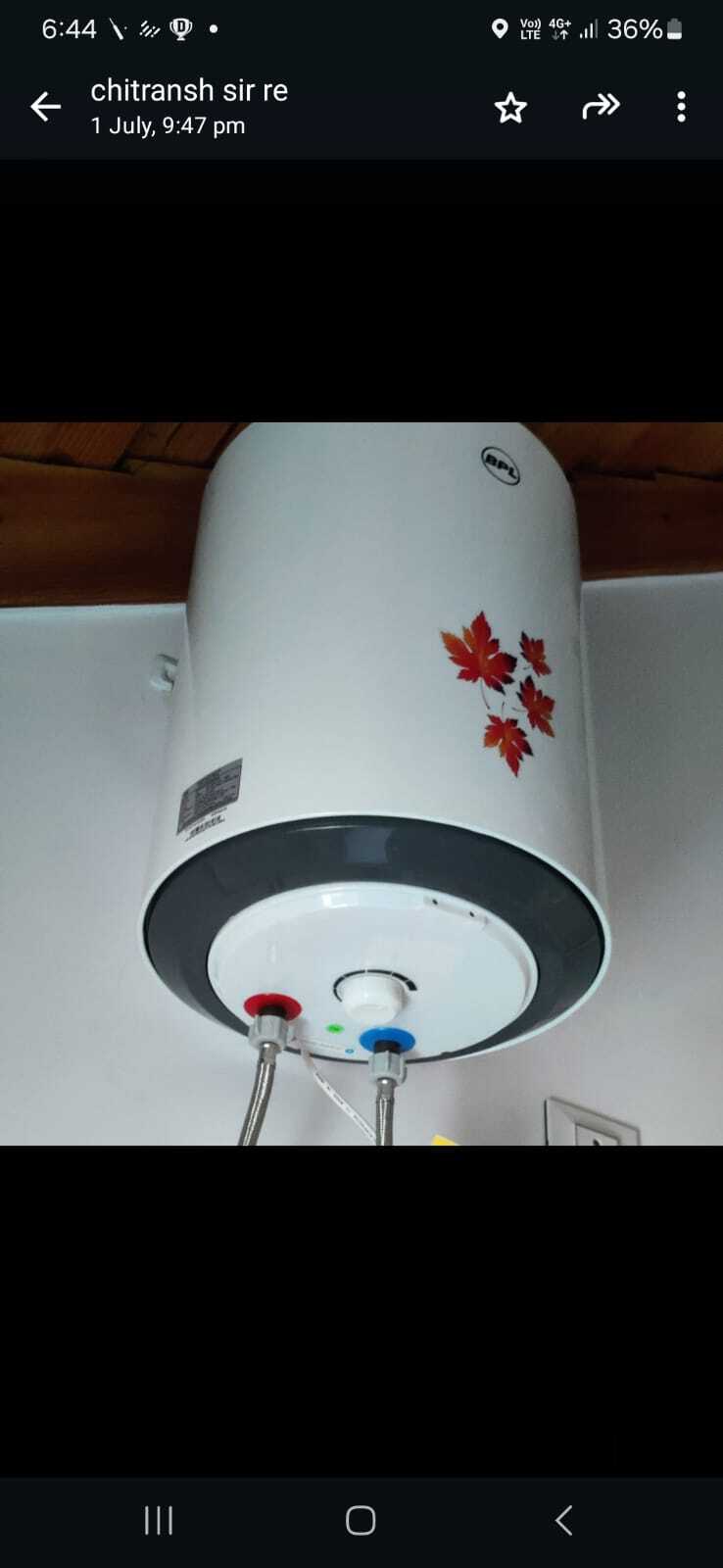 Champion 20ltr Champion Gas Geyser 4500 Watts Instant Price