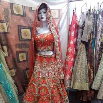 Rajouri lehenga shops best sale