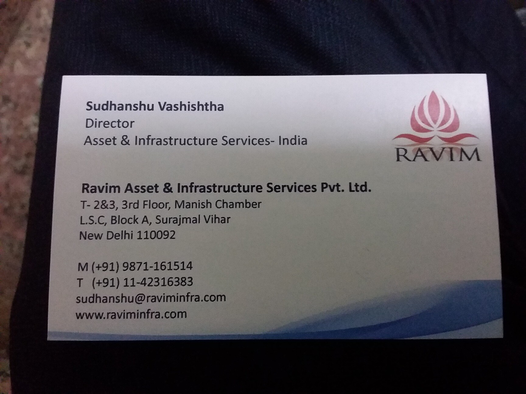 Perovill Ravim Ravim Assets & Infrastructure Pvt Mir in Karkardooma, Delhi - Best ...