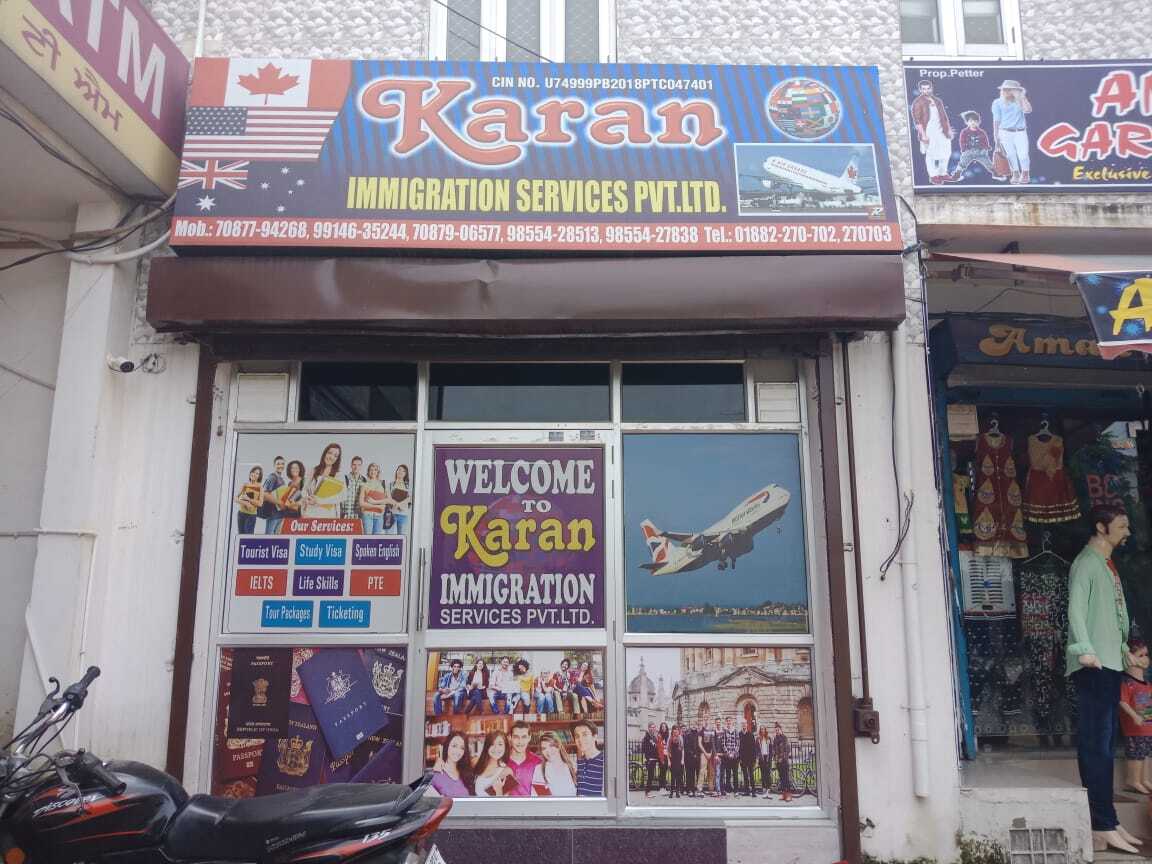 Karan Immigration Services Pvt Ltd in Mandial,Sham Chaurasi - Best Visa  Assistance near me in Sham Chaurasi - Justdial