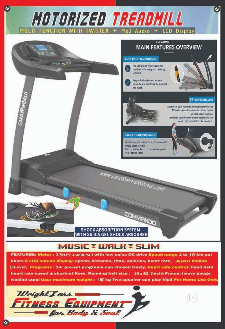 1000 Exerciser Jogger Machine 1000 Electric Fitness Treadmill