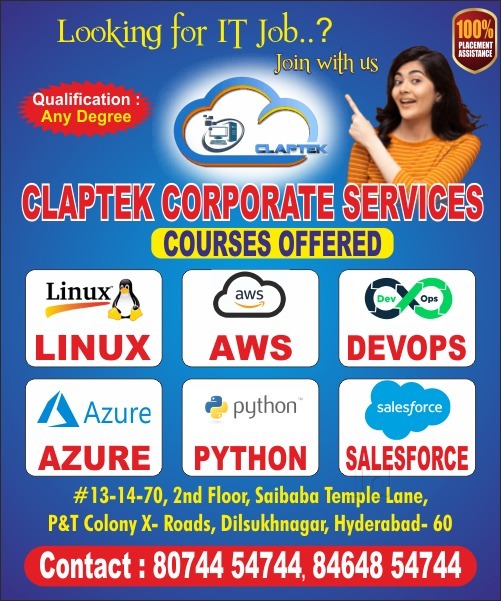 CLAPTEK SOLUTION in Dilsukh Nagar,Hyderabad - Best Python Training Institutes near me in Hyderabad - Justdial