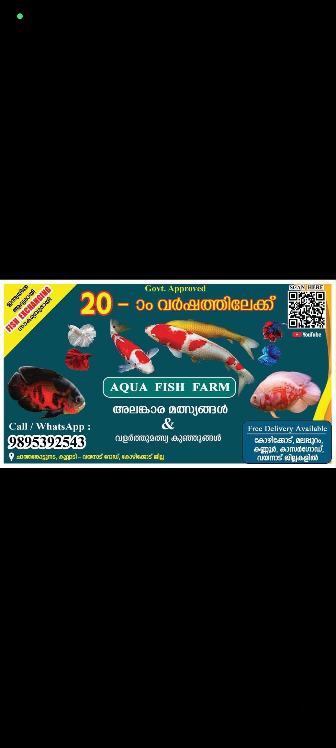 Aqua Fish Farm in Chappanthottom, Kozhikode - Best Fish Farming in  Kozhikode - Justdial
