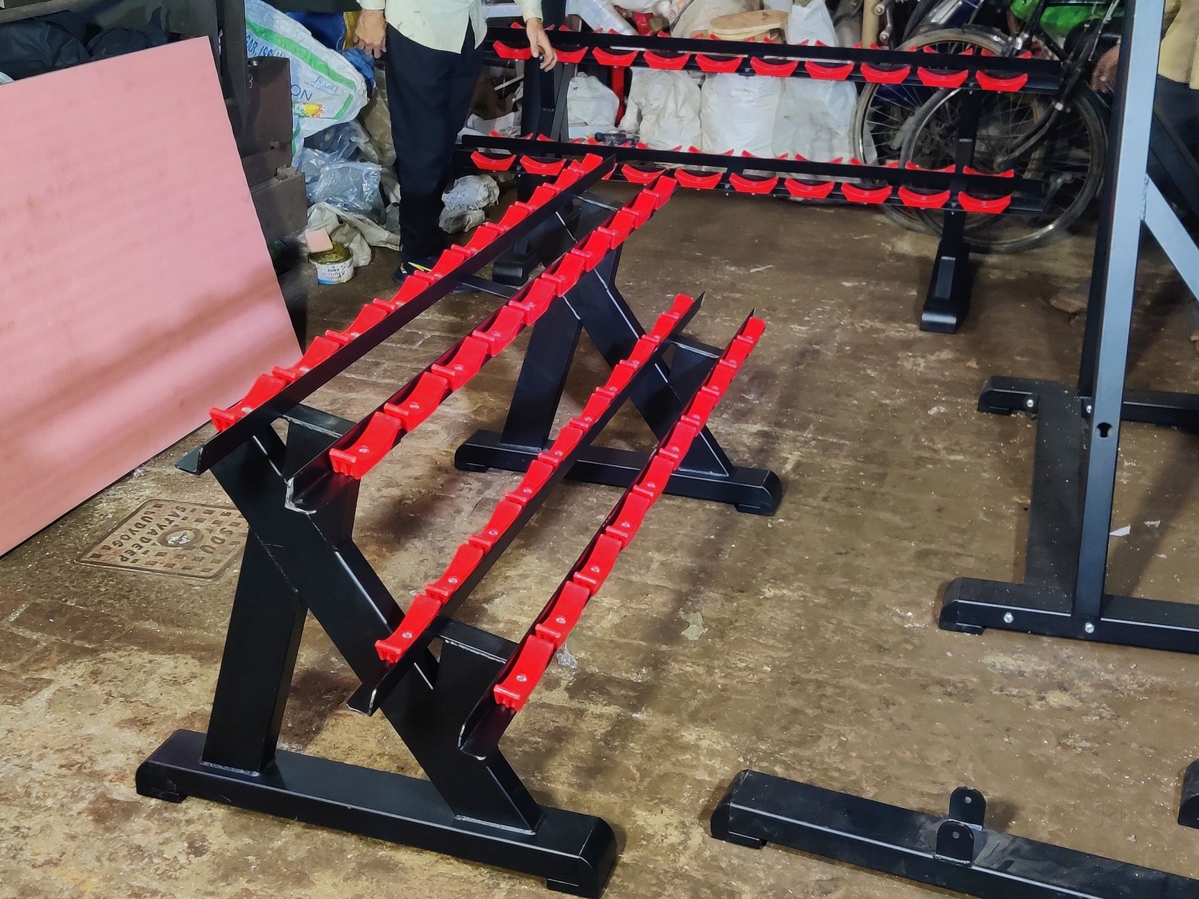 Horizontal Dumbbell Rack in Ahmedabad Sturdy, Space-Saving