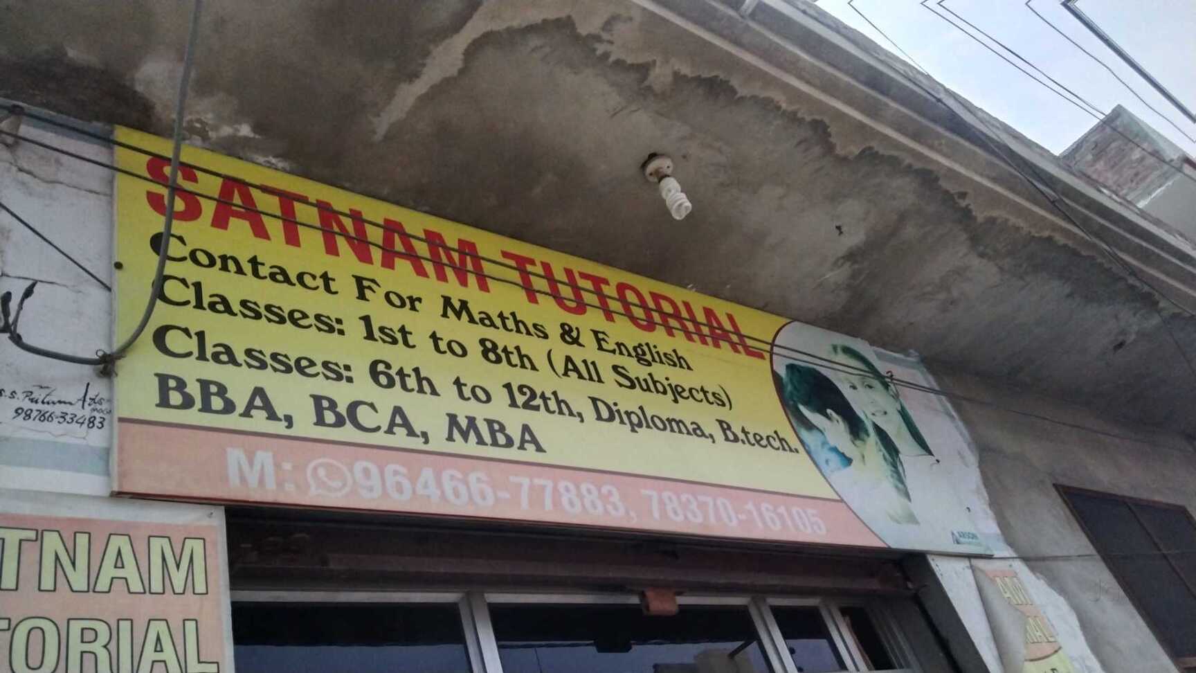 Satnam Tutorial in Nanak Nagari,Moga - Best Tutorials For Class XI Maths  near me in Moga - Justdial