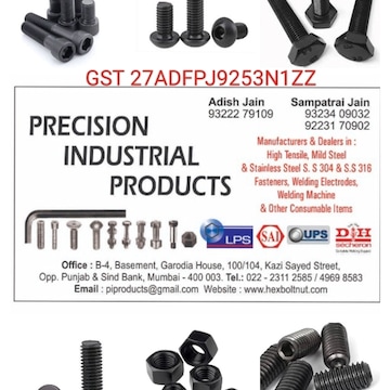 Bolts India Fasteners in Mumbai at best price by Precision Industrial ...