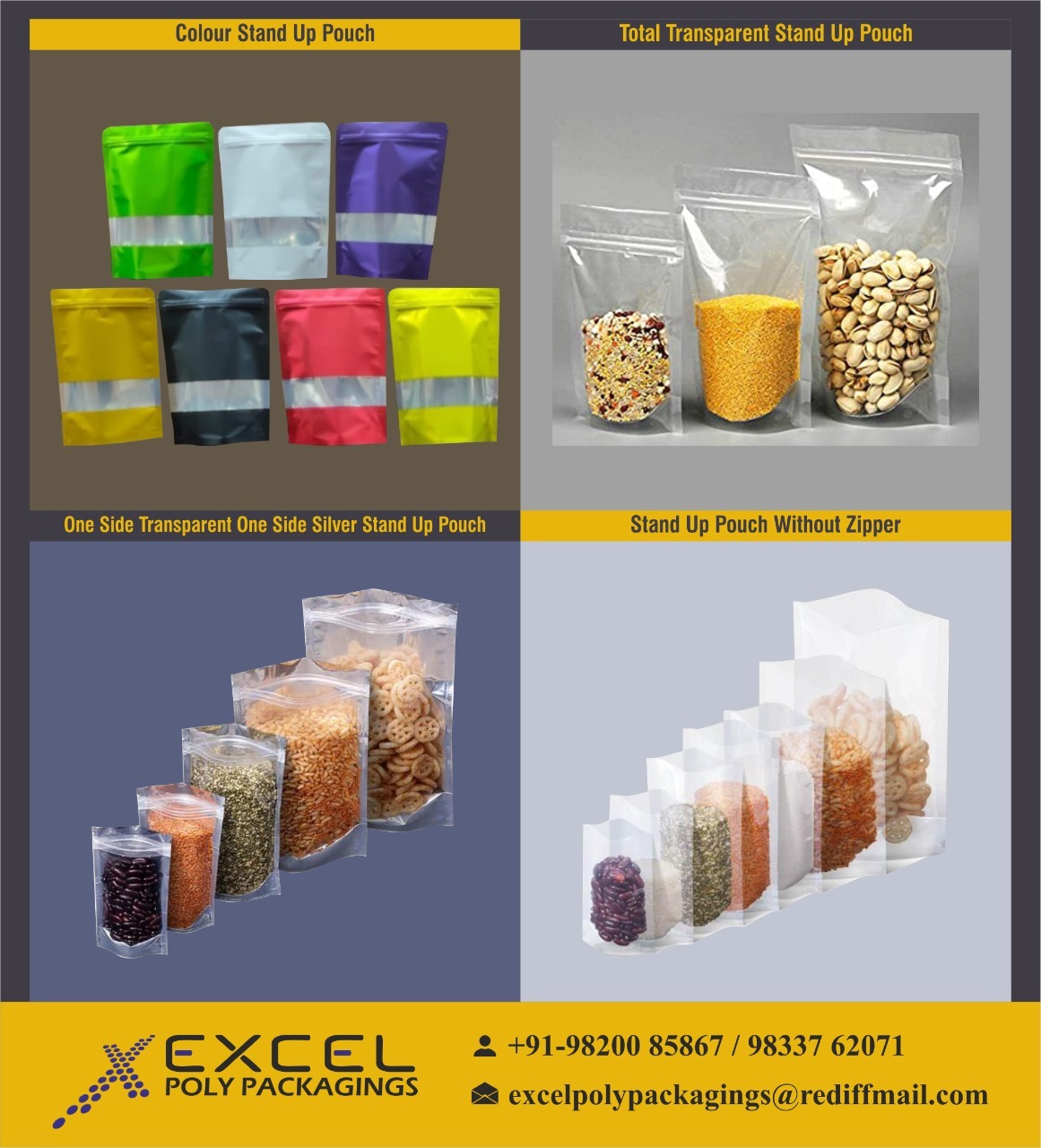 Standup Pouch Manufacturers near Me: Top Quality & Affordable Options