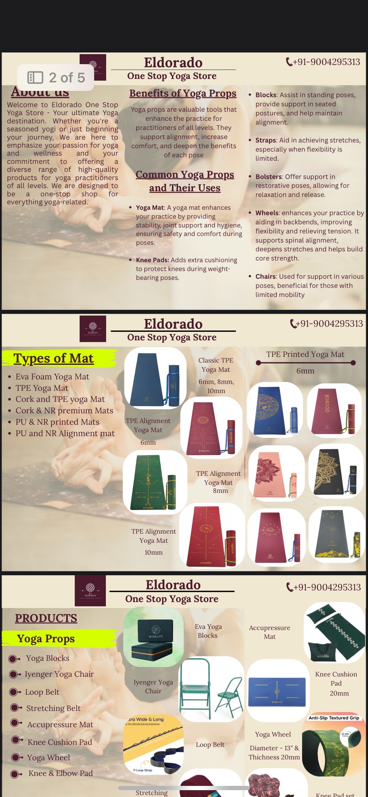 WISELIFE Yoga Mat Wiselife Exercise MAT Price Starting From Rs