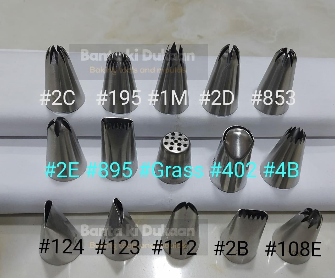 Cake Decorating Piping Nozzles in Visakhapatnam Durable