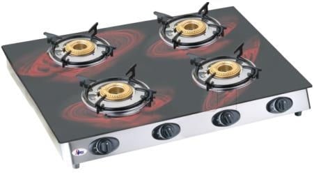 Indiamart Suraksha Gas Stove Burner Burner Black, Silver Gas Stove