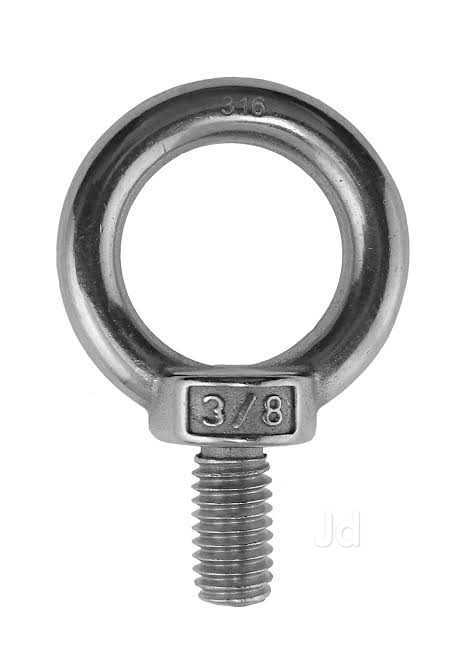 2 Pcs Lifting Shoulder Eye Bolts 3/4", Heavy Duty Eye