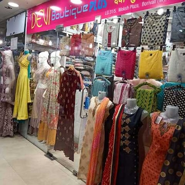 best ladies dress shop in mumbai Devi Boutique Plus Borivali West,Mumbai - Women Readymade Garment Retailers near me in ladies boutique design