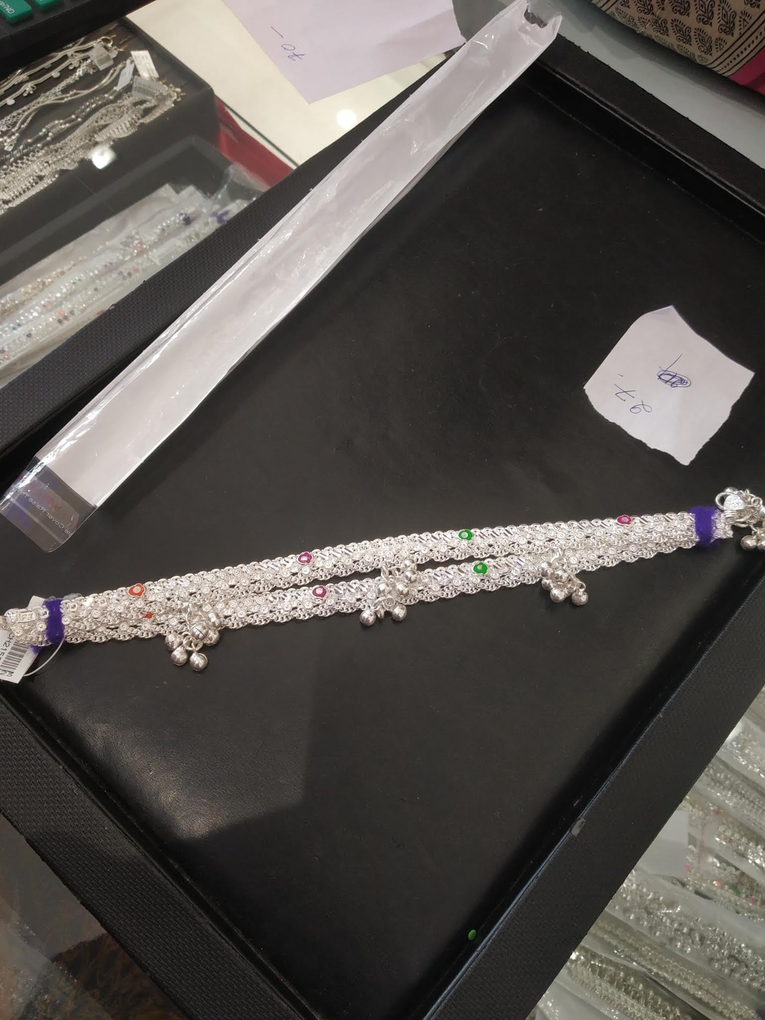 Pritvi Jewels Created Round Cut White Diamond 925 Sterling Silver 14K Yello Jovivi 7 Chakra Gemstone Reki Healing Crystal Necklace Round