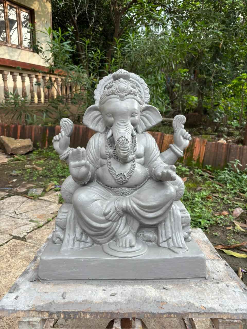 Eco friendly Ganesh idols
