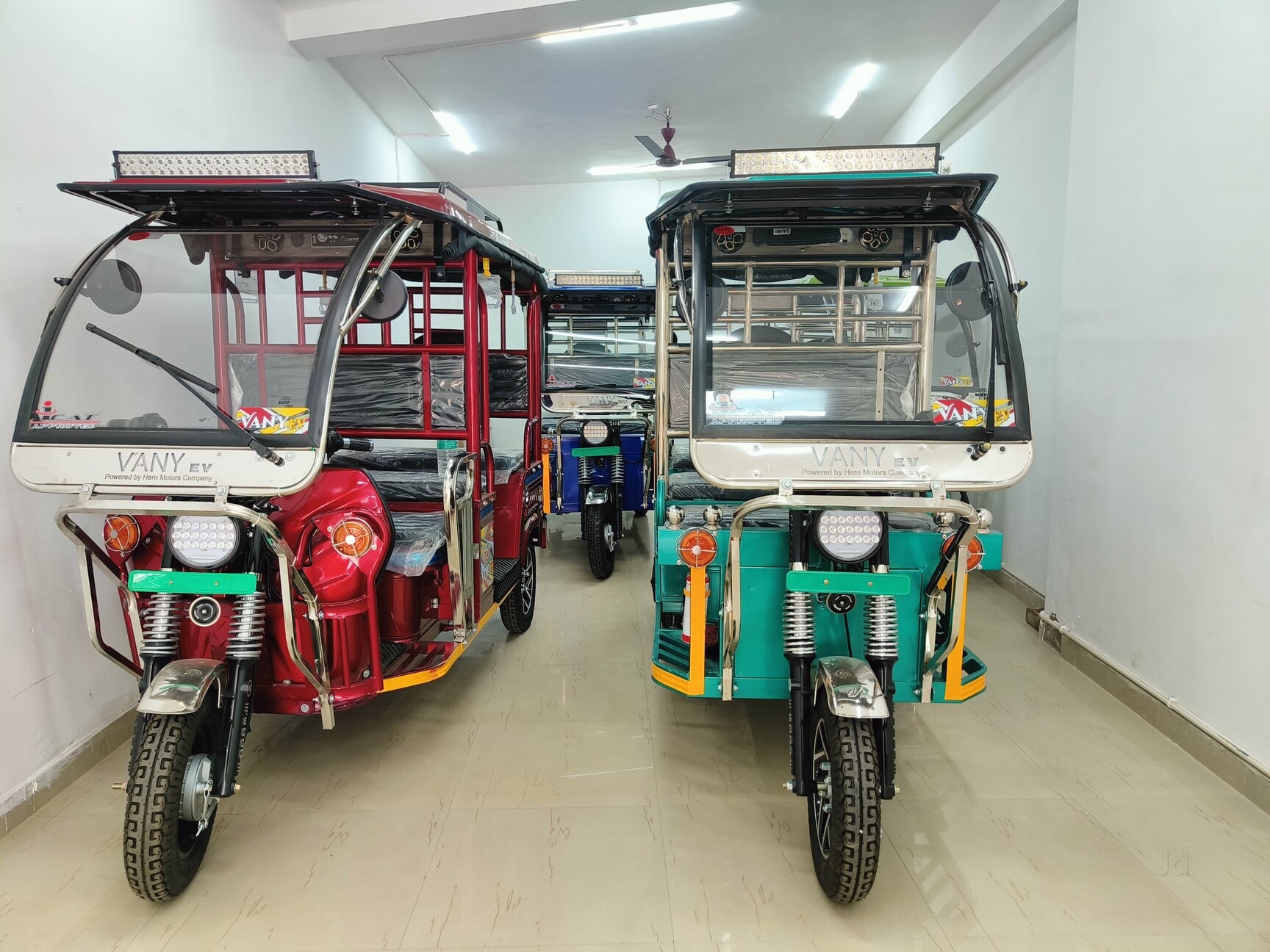 Mild Steel Black Battery Operated Passenger E Rickshaw 2 HP in Ranchi ...